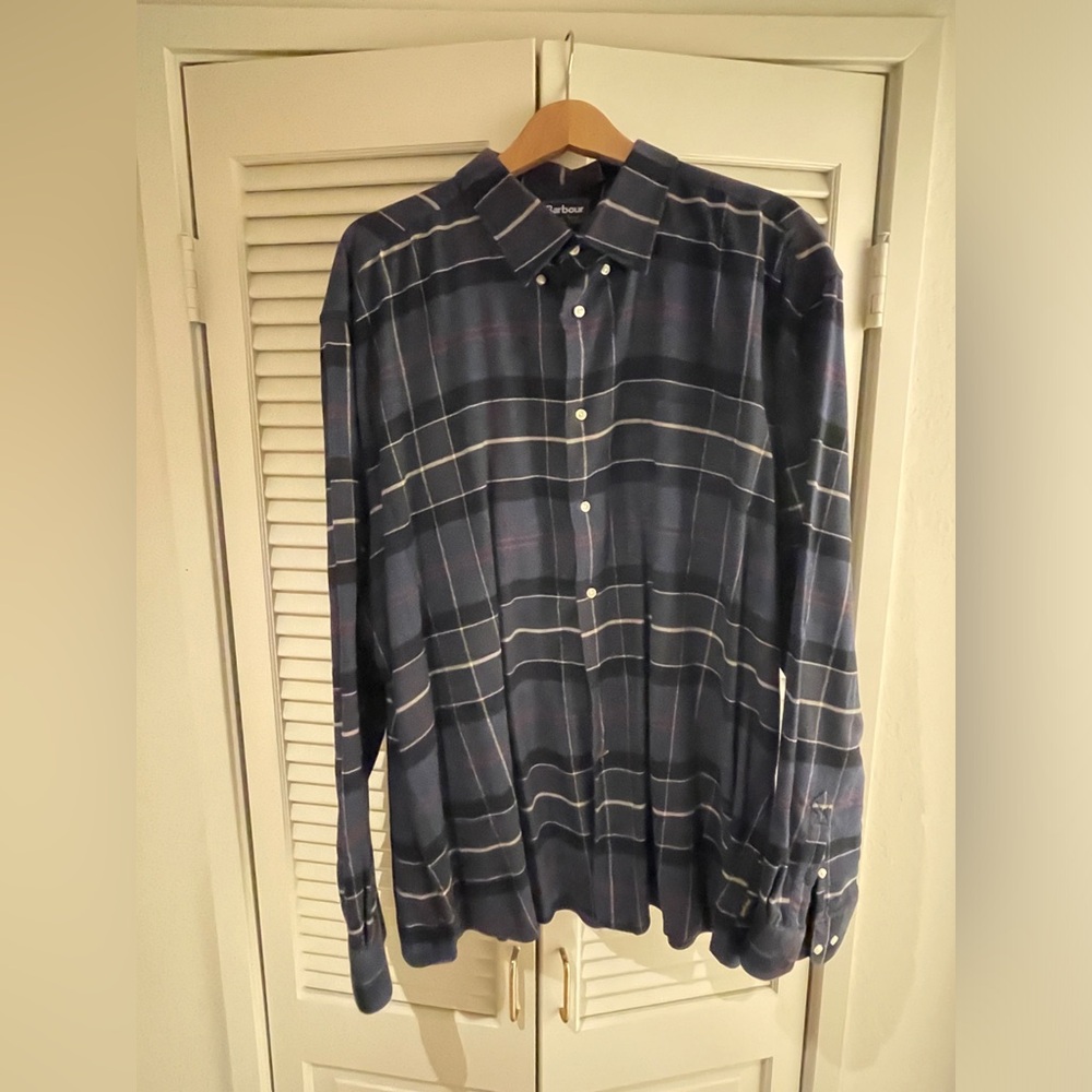 Barbour Men’s Woven Flannel Shirt